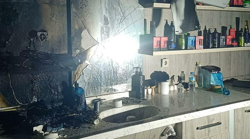 Yer: Aydın! Berber dükkanına molotofkokteylli saldırı