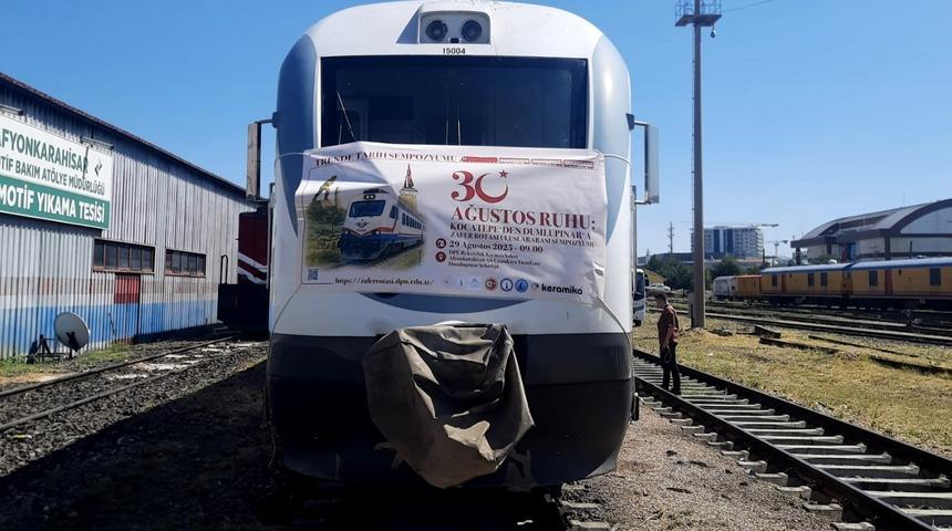 Afyonkarahisar'dan Dumlupınar'a tren yolculuğunda "Büyük Zafer" anlatılacak