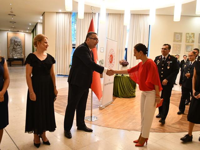 Arnavutluk'ta 30 Ağustos Zafer Bayramı resepsiyonu d&uuml;zenlendi