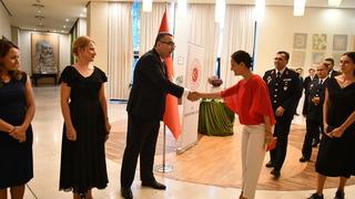 Arnavutluk'ta 30 Ağustos Zafer Bayramı resepsiyonu düzenlendi