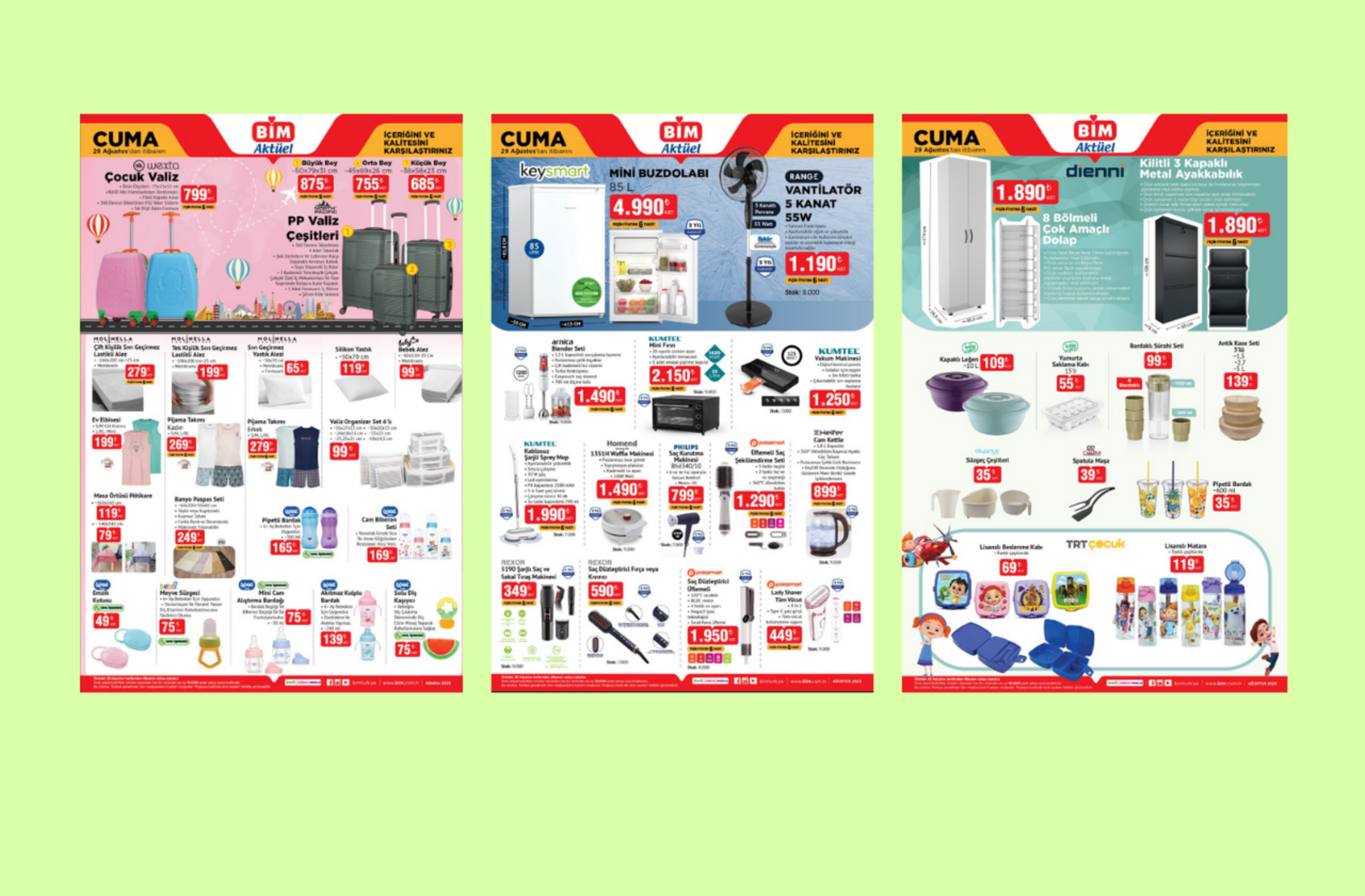 BİM'e North Pacific valizler geliyor! 29 Ağustos 2025 BİM Aktüel Kataloğu burada