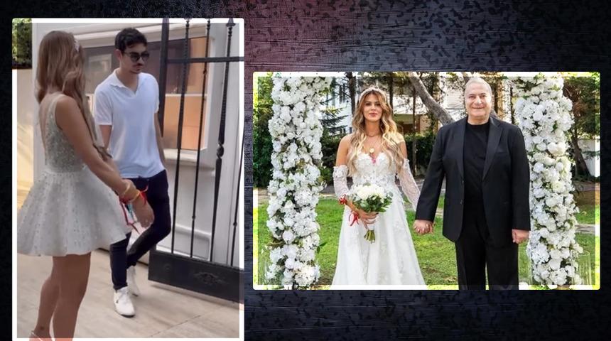 Nikah hakkında yorum bile yapmak istemedi! Mehmet Ali Erbil'in oğlu Ali Sadi Gülseren Ceylan ile poz vermedi