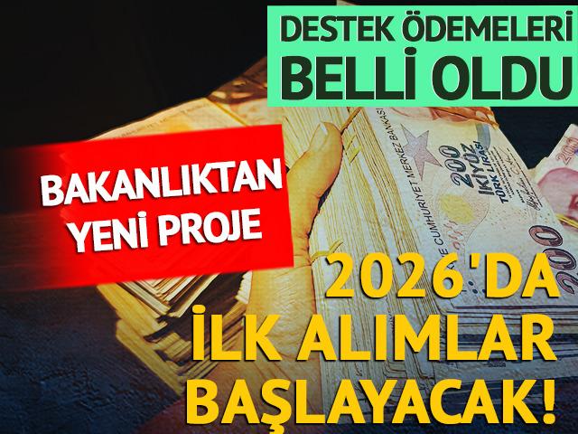 2026'da ilk alımlar başlayacak!