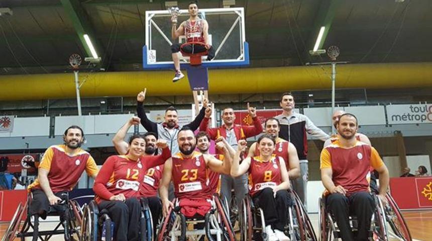 Galatasaray Tekerlekli Sandalye Basketbol Takımı Avrupa şampiyonu!