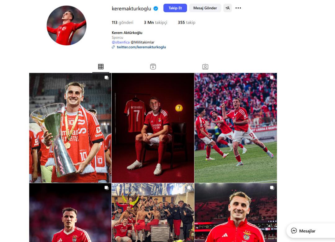 Fenerbahçe’ye gelmeden Galatasaray ı sildi! Kerem Aktürkoğlu ndan dikkat çeken hamle: Hepsini kaldırdı 2