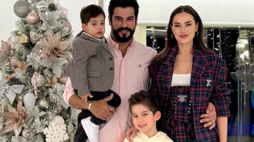 Burak Özçivit ve Fahriye Evcen'in oğlu Karan okullu oldu! Koleje ödenen para ortaya çıktı