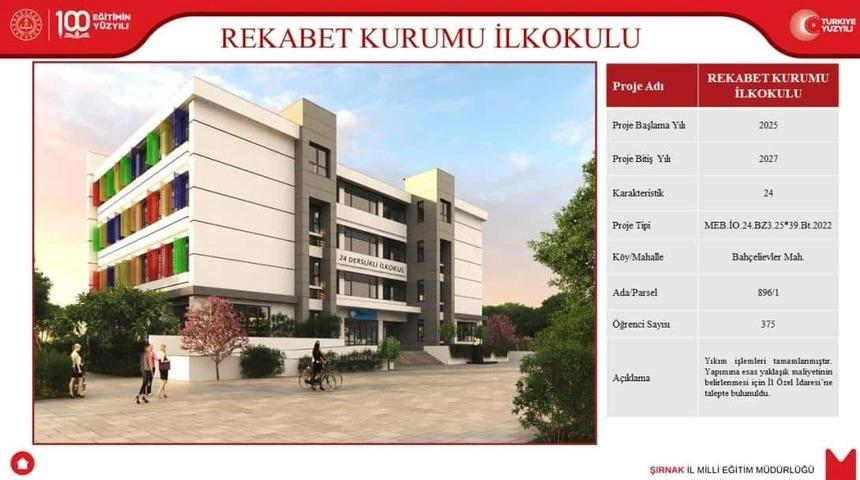 Şırnak’ta 16 okul yeniden inşa edilecek