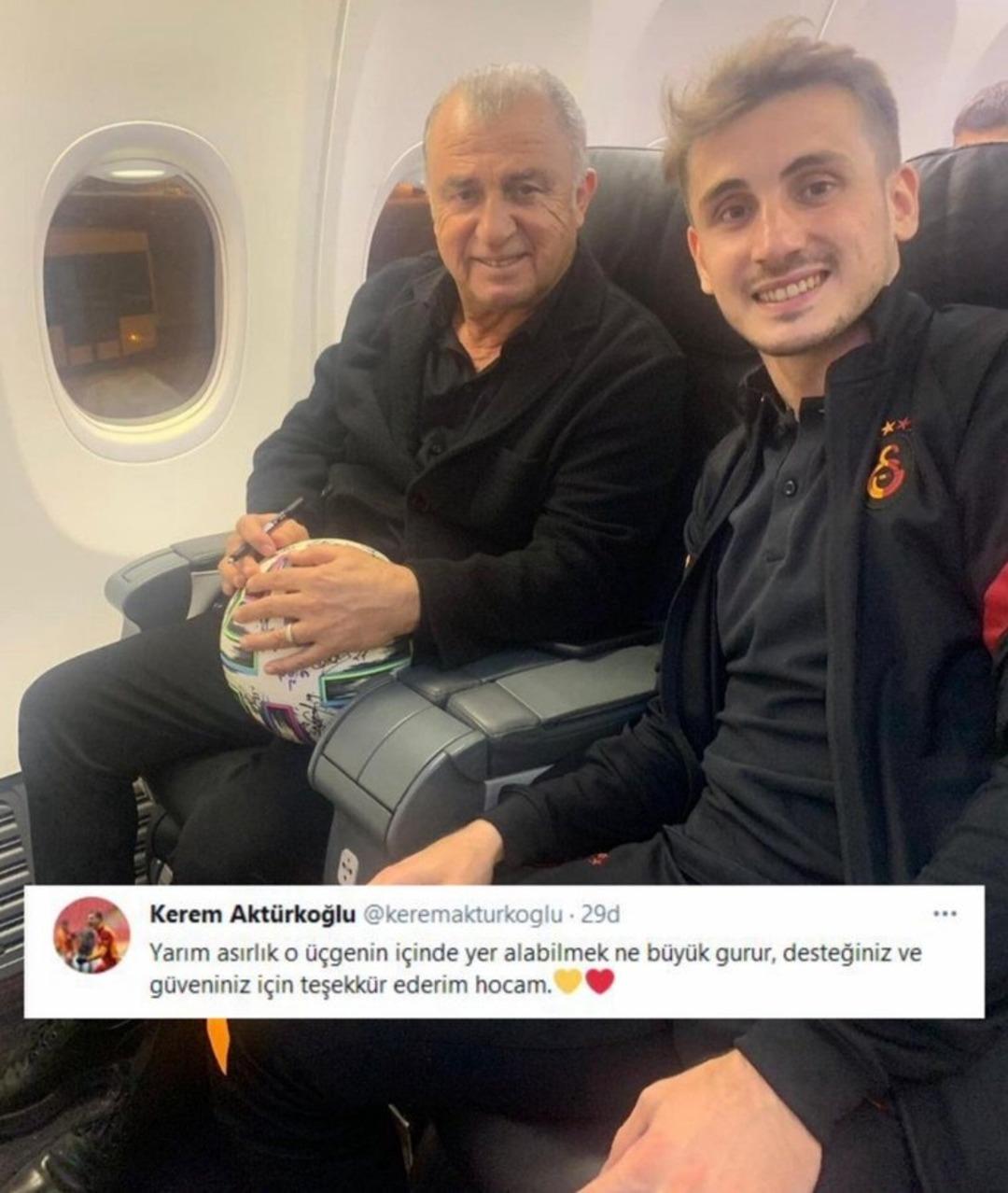 Fenerbahçeli Kerem Aktürkoğlu Galatasaray ın efsanesi Fatih Terim ile olan fotoğrafını sildi! Tepkilerin ardı arkası kesilmedi... 1