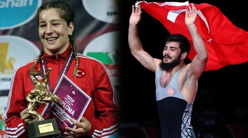 Yasemin Adar ve Soner Demirtaş'tan altın madalya!