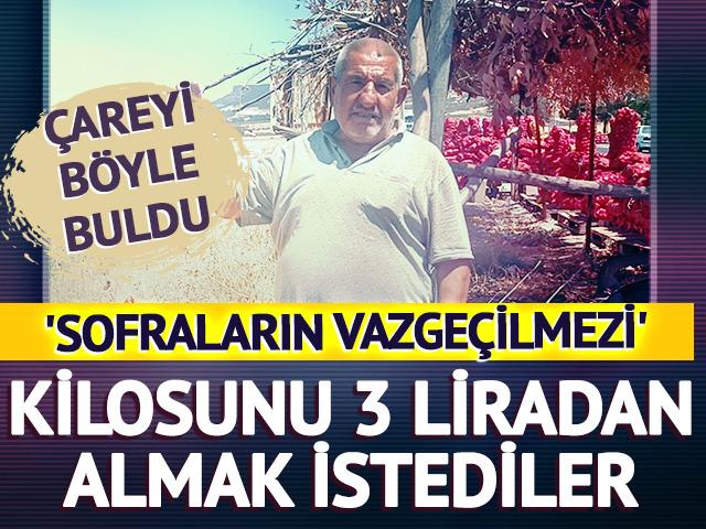 Kilosunu 3 liradan almak istediler çareyi böyle buldu!