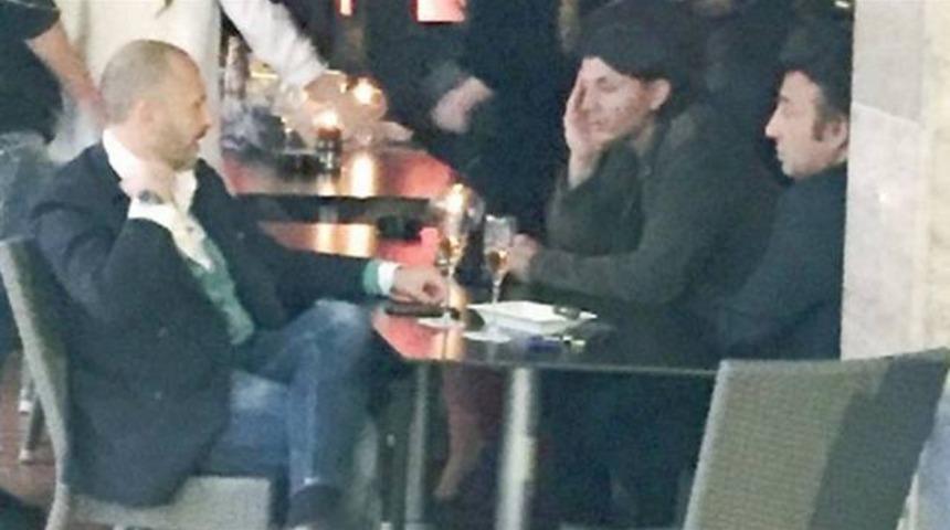 Arda Turan'ın menajeri Inter y&ouml;neticisiyle fotoğraflandı