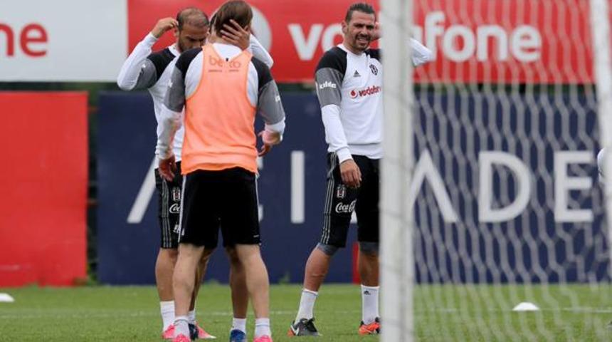 Beşiktaş antrenmanında gerginlik