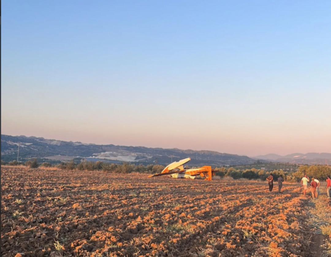 Muğla da yangın söndürme uçağı acil iniş yaparken düştü! 2