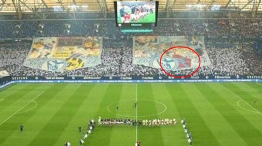 Schalke'den Trabzonsporlu kareografi