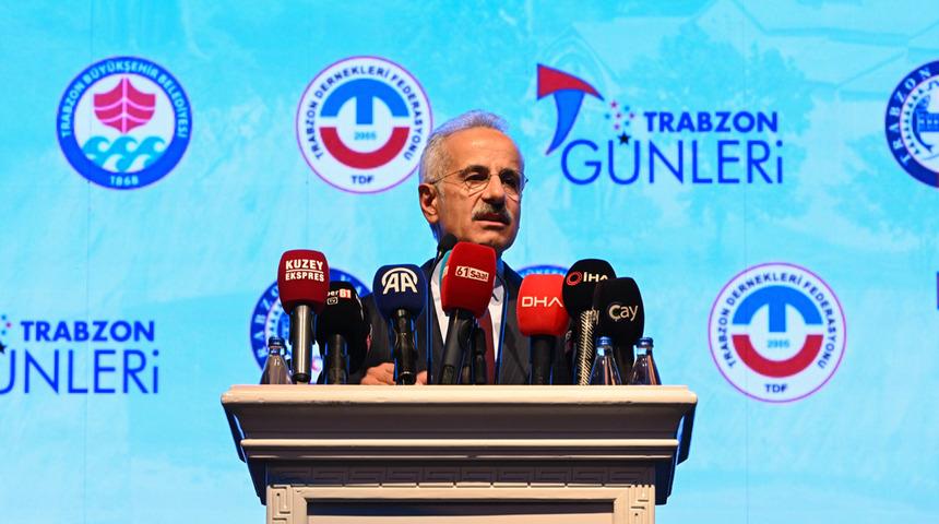 Bakan Uraloğlu, Trabzon'un fethinin 564. yıl dönümü ve Trabzon Günleri Programı'nda konuştu: "Fetih ruhuyla yola devam"