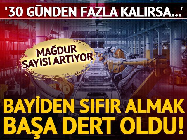 Bayiden sıfır almak başa dert oldu!