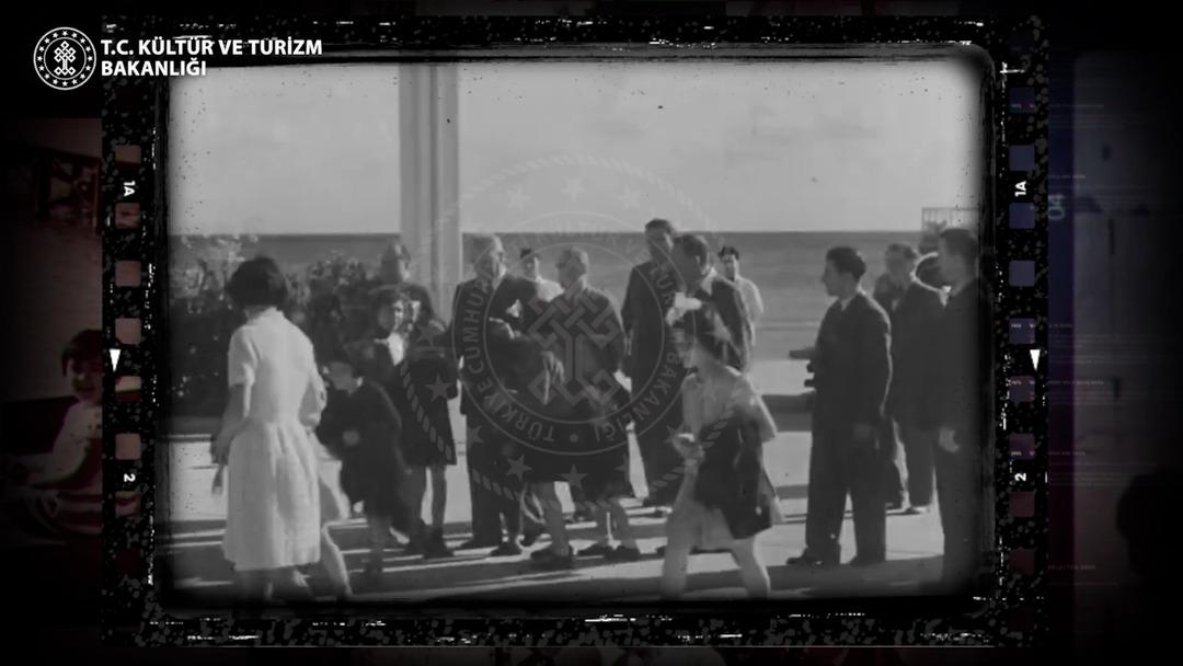 Atatürk ün hiç gün yüzüne çıkmamış görüntüleri! Bakan Ersoy paylaştı 2