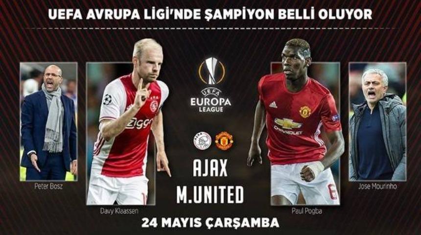 UEFA finali Ajax - Manchester United maçı ne zaman, saat kaçta, hangi kanalda?