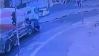 Ölümden kıl payı kurtuluş kamerada