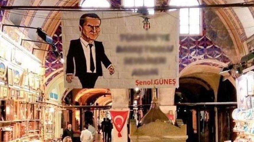 Kapalı&ccedil;arşı&rsquo;da Fenerbah&ccedil;e taraftarını kızdıracak pankart!