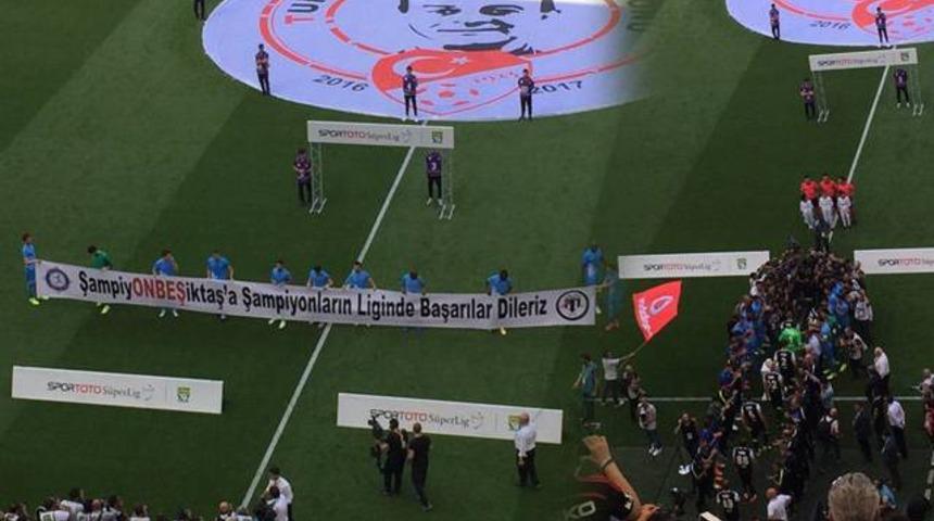 Osmanlıspor&rsquo;dan şampiyon Beşiktaş&rsquo;a jest!