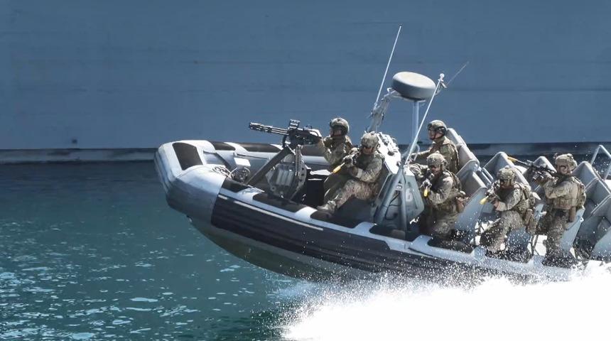  'TEKNOFEST Mavi Vatan'da SAT VE SAS komandolarından nefes kesen gösteri