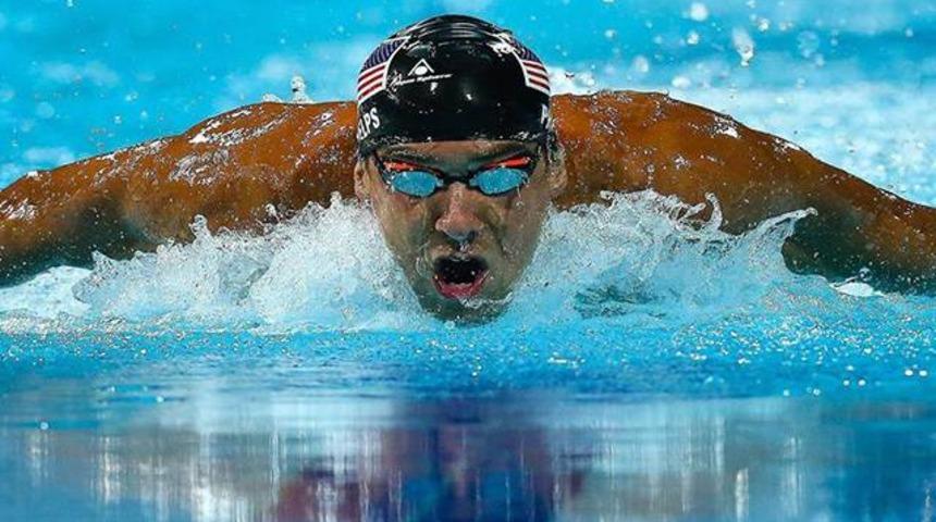 Michael Phelps k&ouml;pek balığı ile yarışacak