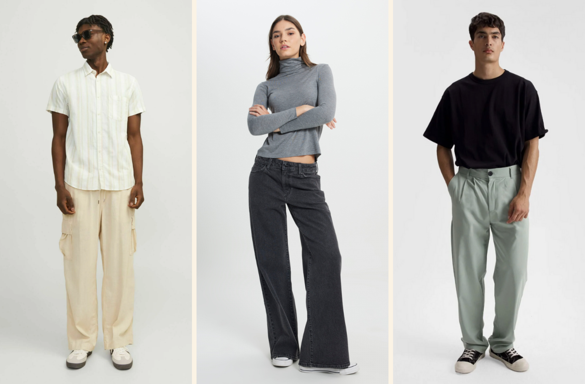 Skinny pantolonlara elveda! İşte tarzınızı güçlendirecek geniş paça modeller