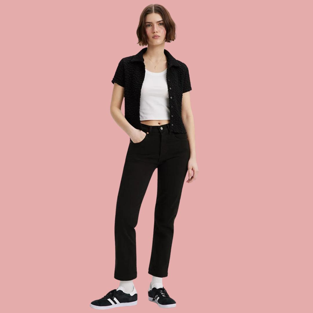 Skinny pantolonlara elveda! İşte tarzınızı güçlendirecek geniş paça modeller 9