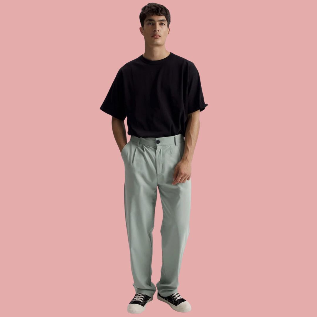 Skinny pantolonlara elveda! İşte tarzınızı güçlendirecek geniş paça modeller 10