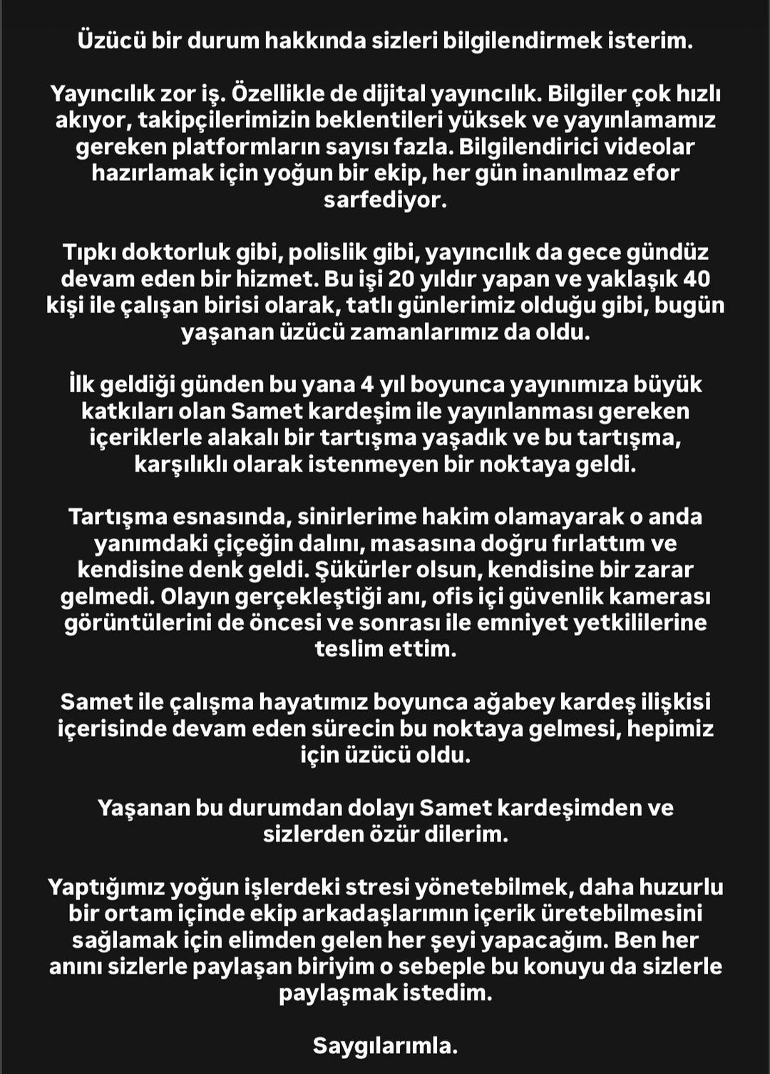 Hakkı Alkan ile Samet Jankovic arasındaki olay gündem oldu! Görüntüler ortaya çıktı: "Saksı fırlattı" diyerek şikayetçi oldu 3