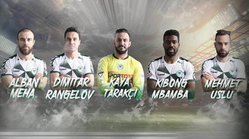 Atiker Konyaspor'da 5 ayrılık birden yaşandı