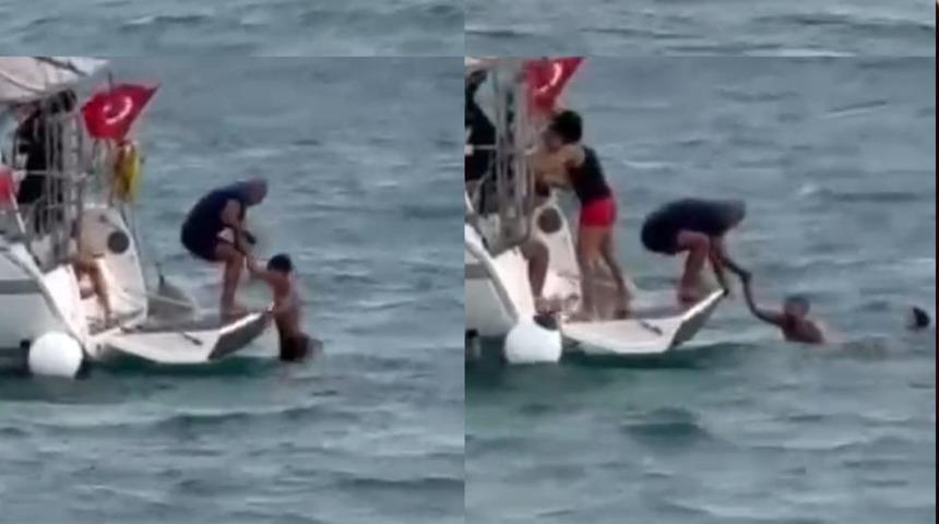 Mersin'de 6 kişinin içinde olduğu tekne alabora oldu