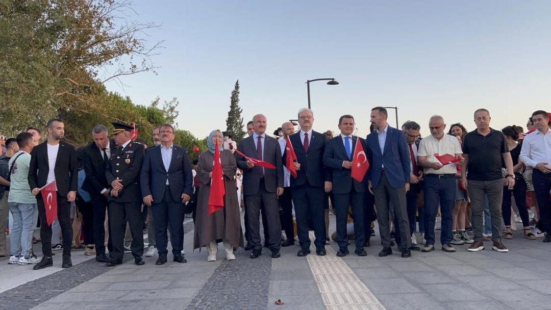 Çanakkaleliler 30 Ağustos Zafer Bayramı için yürüdü 2