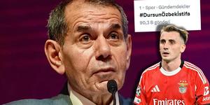 Galatasaray taraftarı Dursun Özbek'i istifaya davet ediyor! Kerem Aktürkoğlu kararı pahalıya patladı