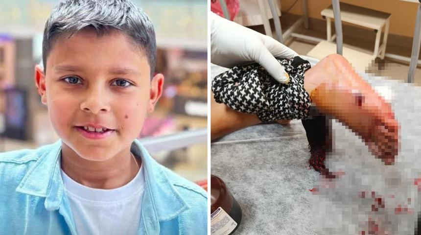 Balkonda oturan çocuğa kurşun isabet etti