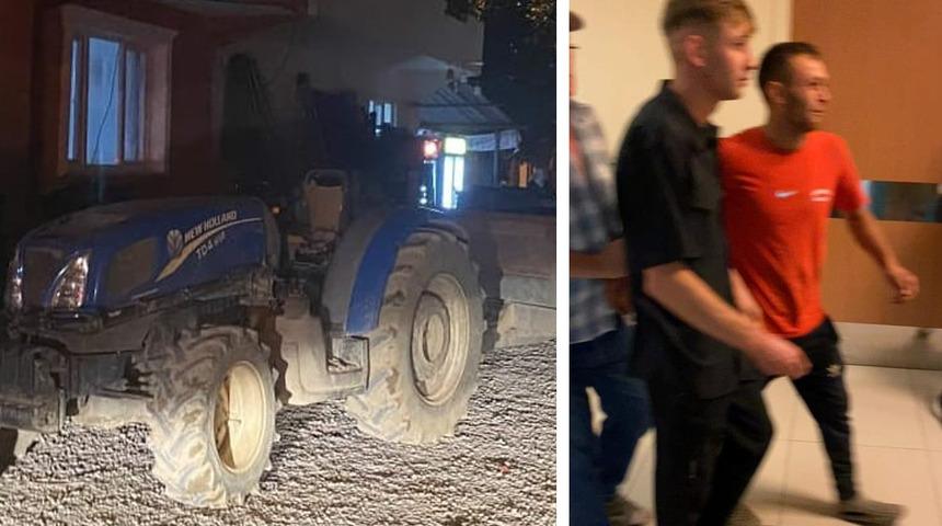 Bursa'da babasının kullandığı traktörün önüne atlayan çocuk ağır yaralandı