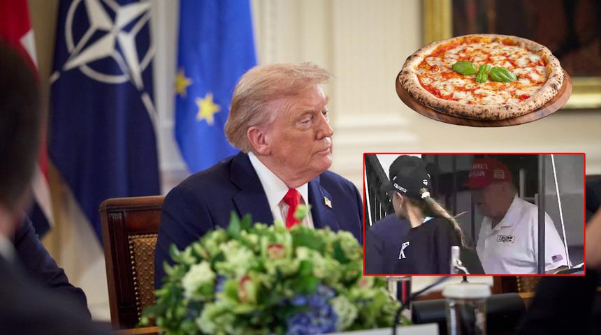 Günlerdir sırra kadem basan Trump sonunda ortaya çıktı! 'Pentagon Pizza' teorisi çöktü