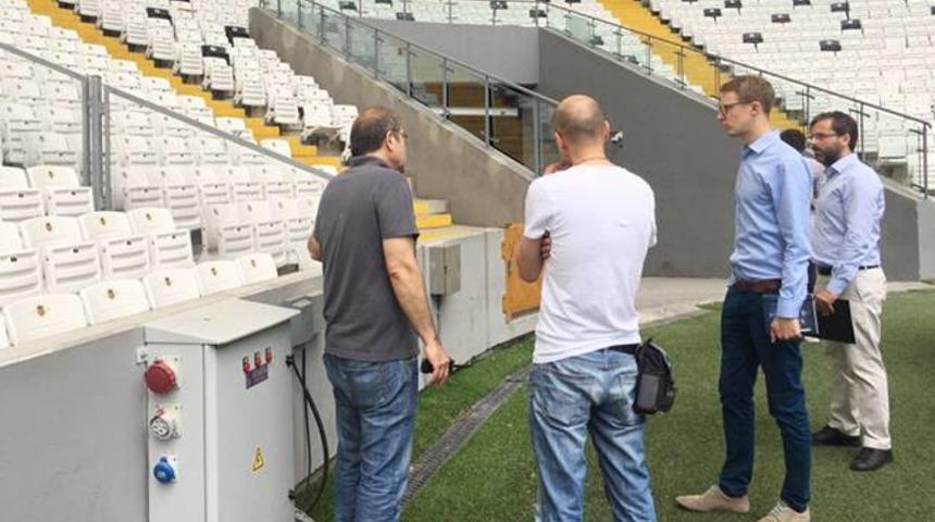 UEFA heyetinden Vodafone Park'a ziyaret
