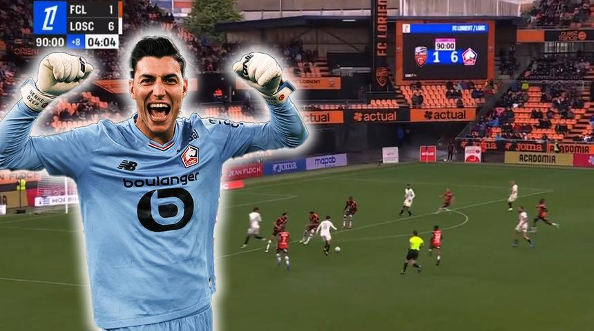 Lille forması giyen Berke Özer'den skora katkı! Milli kaleci asist yaparak takımın farka koşmasını sağladı...