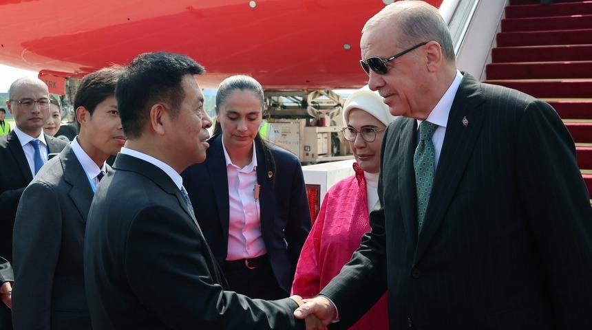 Cumhurbaşkanı Erdoğan Çin’de