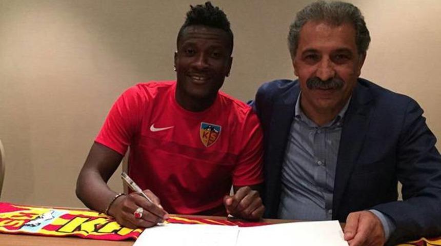 Asamoah Gyan resmen Kayserispor'da