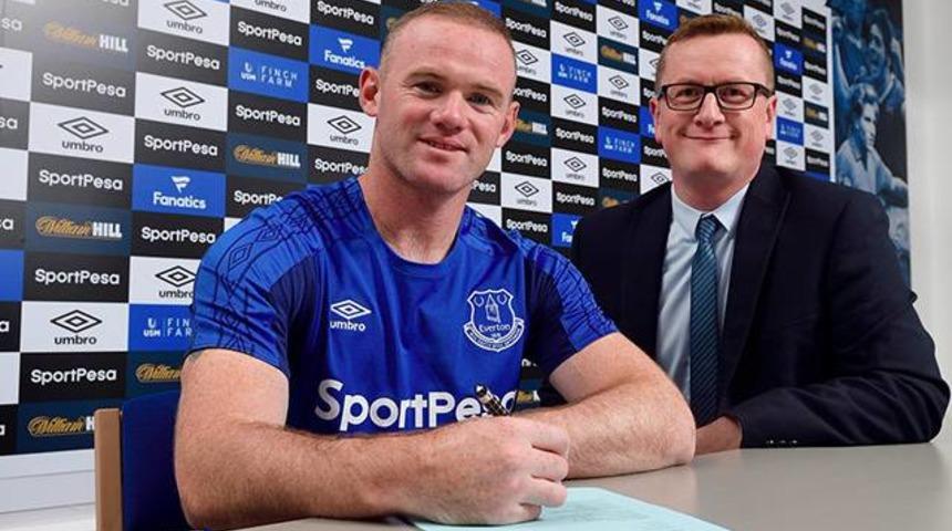 Rooney Everton'a transfer oldu
