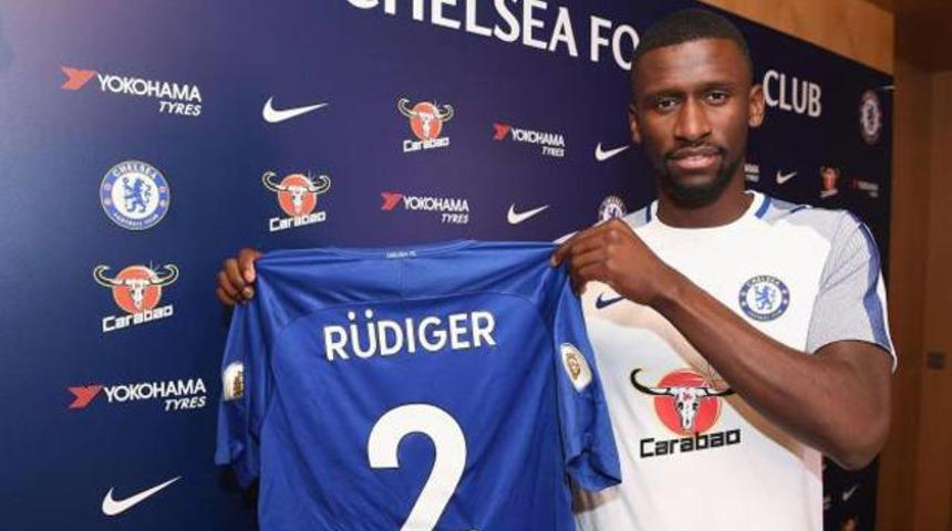 Chelsea, R&uuml;diger'i transfer etti