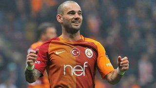 Sneijder'e idman resti! 'Kalıyorum' dedi ama...
