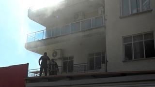 Tekstil atölyesinde çıkan yangın korkuttu