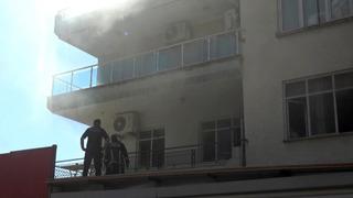 Tekstil atölyesinde çıkan yangın korkuttu