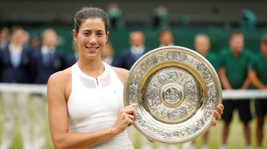 Wimbledon'da şampiyon Muguruza!
