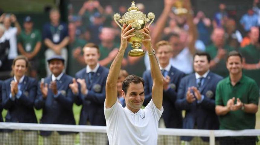 Wimbledon'da Federer şampiyon