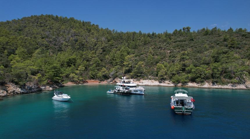 Muğla'da teknelerden 27 milyon litrenin üzerinde atık su toplandı